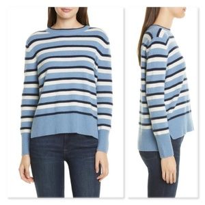 Signature Cashmere stripped sweater NWT Medium
